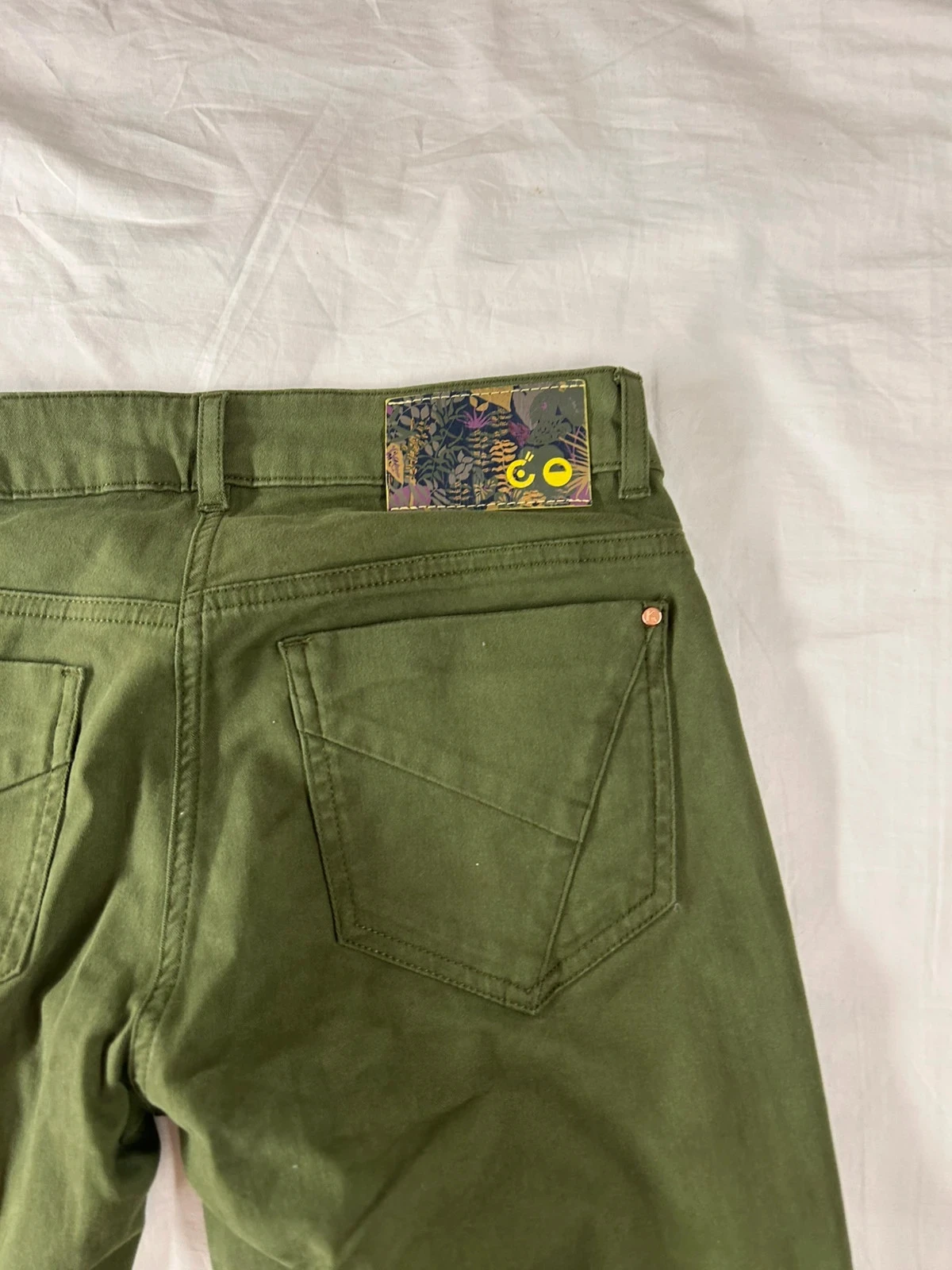 Jean vert vintage kookaï style rétro y2k – photo 17